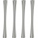 DDHIFI SR180 Pieds Aluminium pour Meuble HiFi 180mm Argent (Set x4)