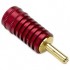 ATOHM WT-LMB Fiche Banane Laiton Plaquée Or 24K Red