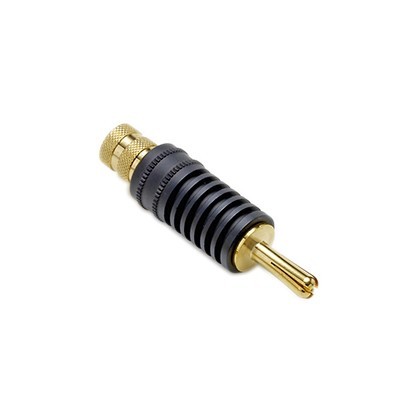 ATOHM WT-LMB Fiche Banane Laiton Plaquée Or 24K Black