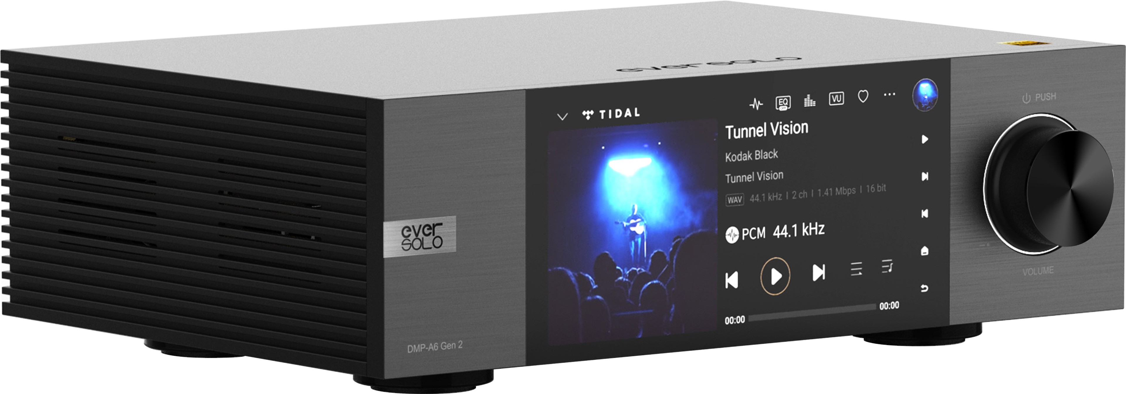 [GRADE B] EVERSOLO DMP-A6 GEN 2 Lecteur Réseau 2x ES9038Q2M WiFi DLNA Roon Bluetooth 32bit 768kHz DSD512