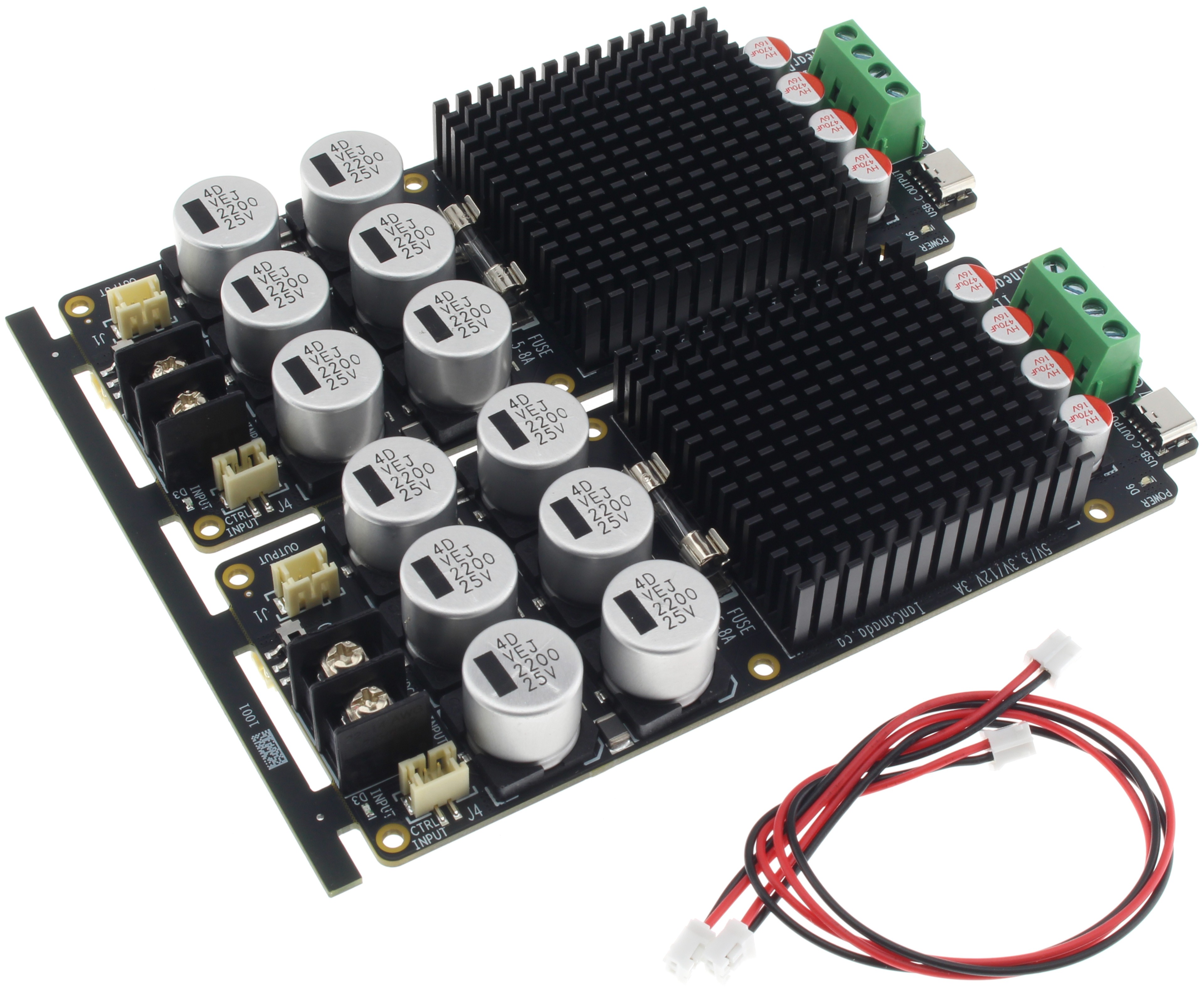 IAN CANADA LINEAR PI DUAL MKIII Ultra-Low Noise Linear Power Supply Module 5V / 3.3V / 12V 3A