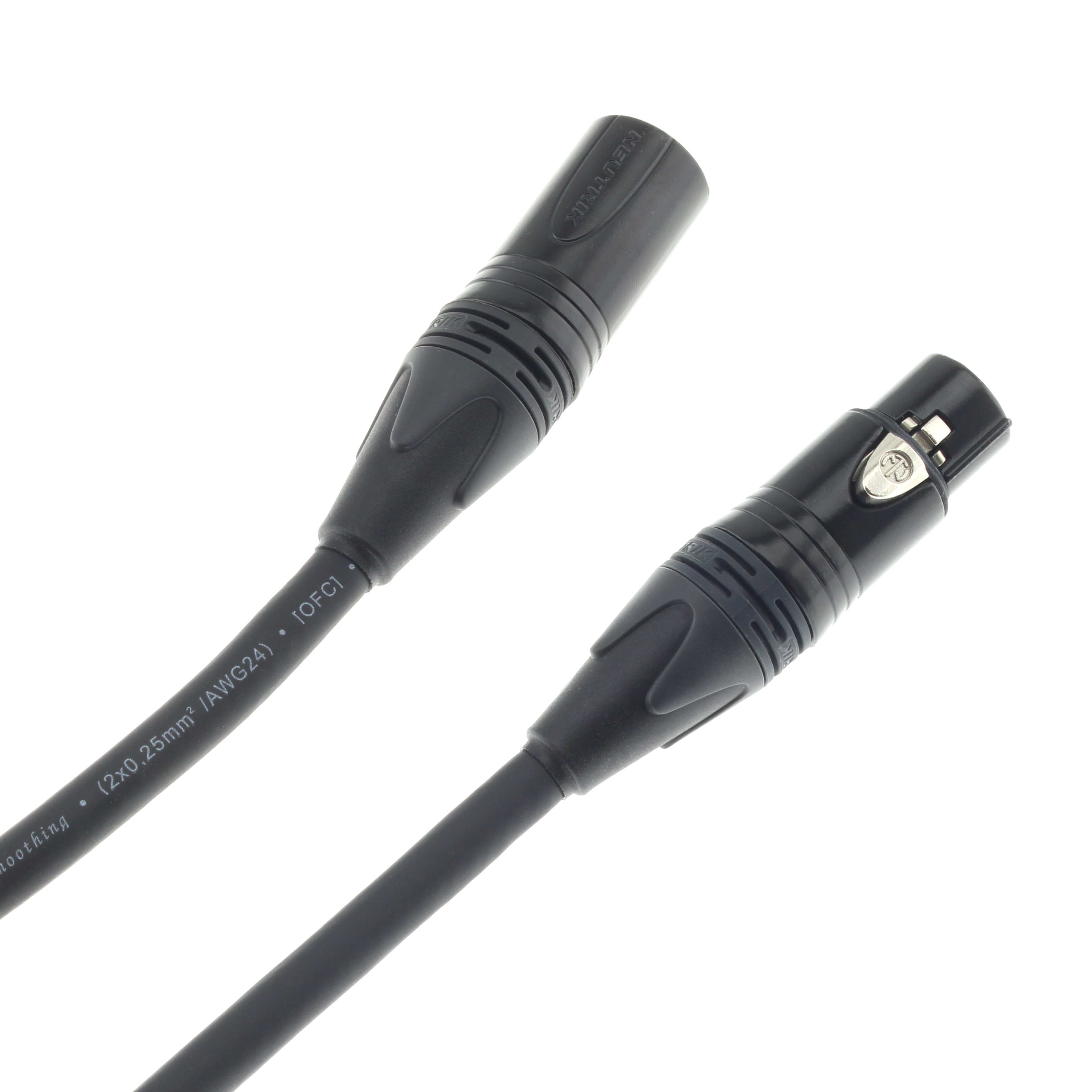 AUDIOPHONICS WIRE AES/EBU Shielded Cable 110 Ohm Gold Plated 1.5m