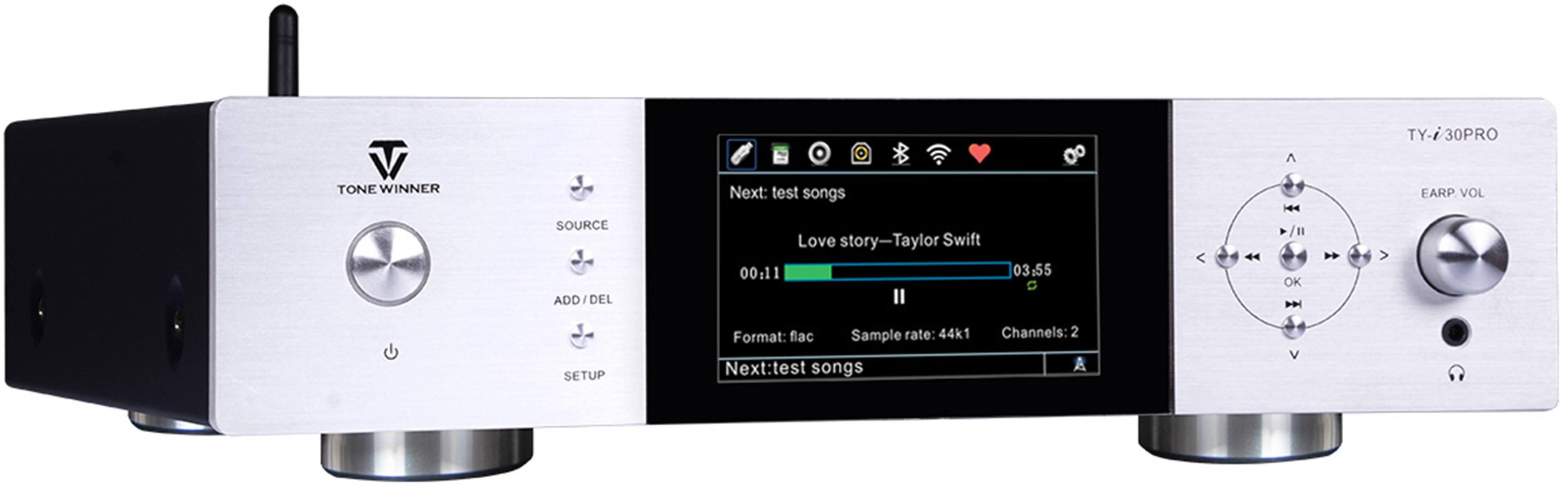 TONEWINNER TY-i30PRO Lecteur Réseau AD1955 Bluetooth WiFi AirPlay DLNA 24bit 192kHz