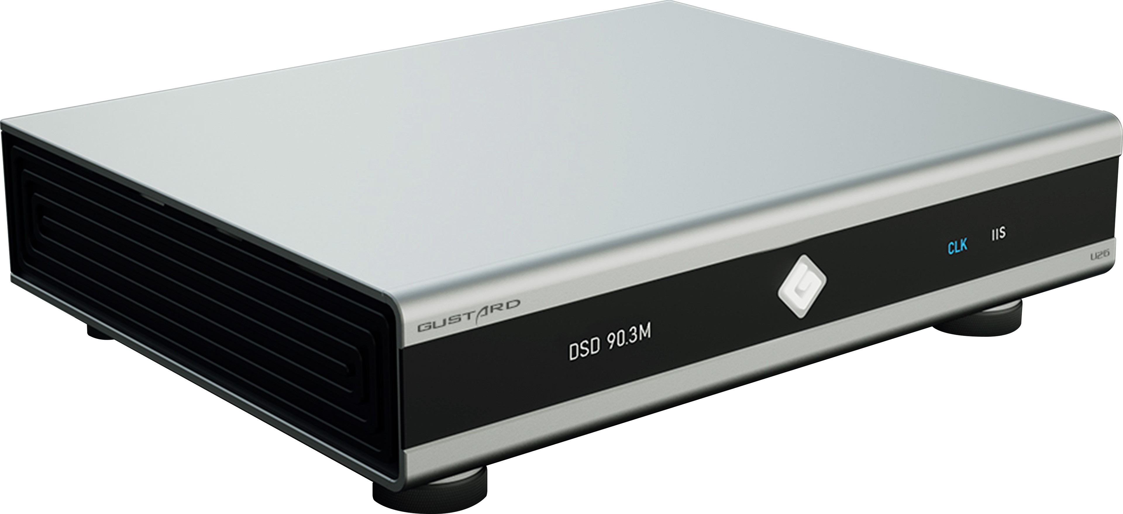 GUSTARD U26 Interface Numérique USB I2S SPDIF 32bit 1536kHz DSD2048 Argent