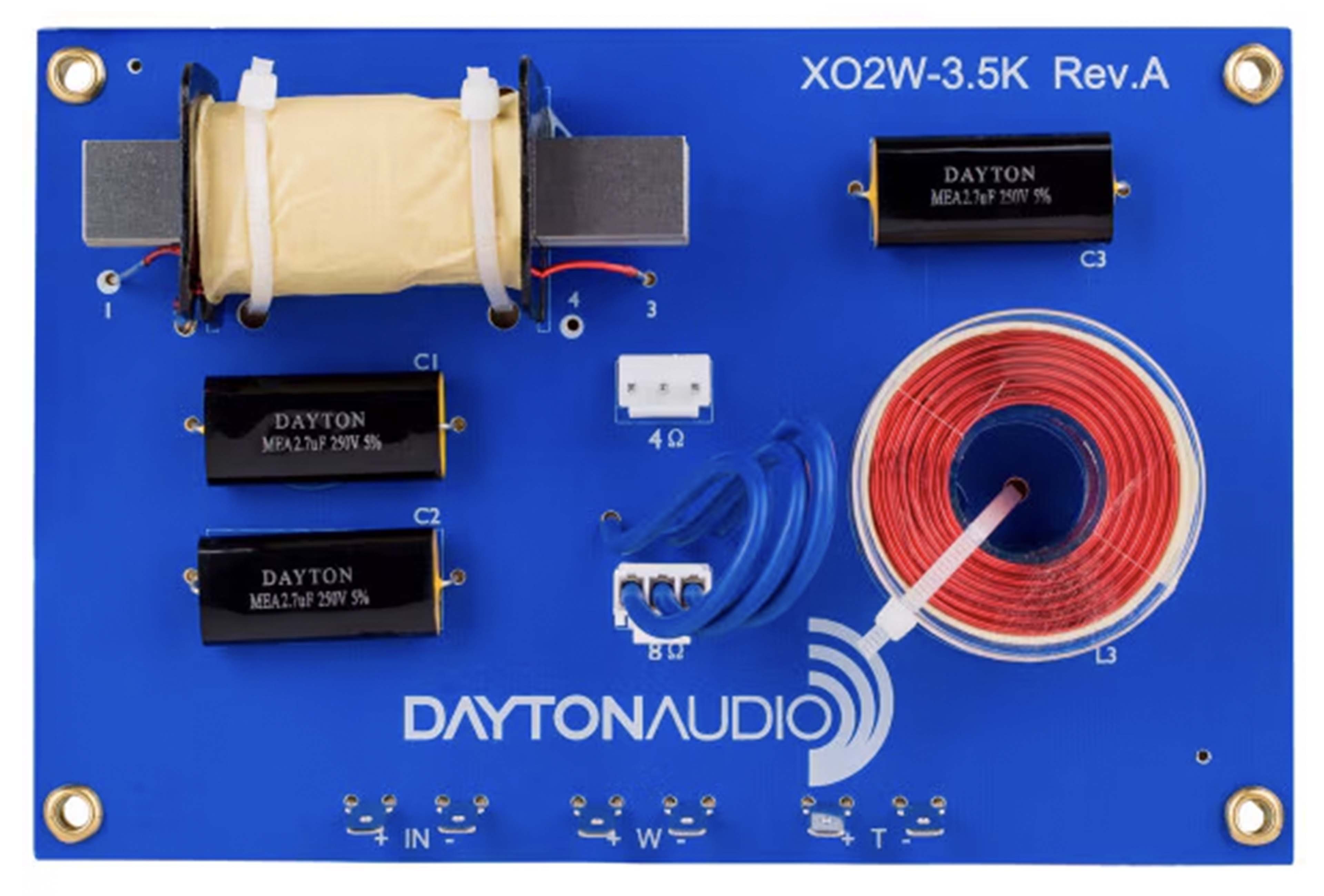 DAYTON AUDIO XO2W-3.5K 2-Way Speaker Crossover Filter 3500Hz