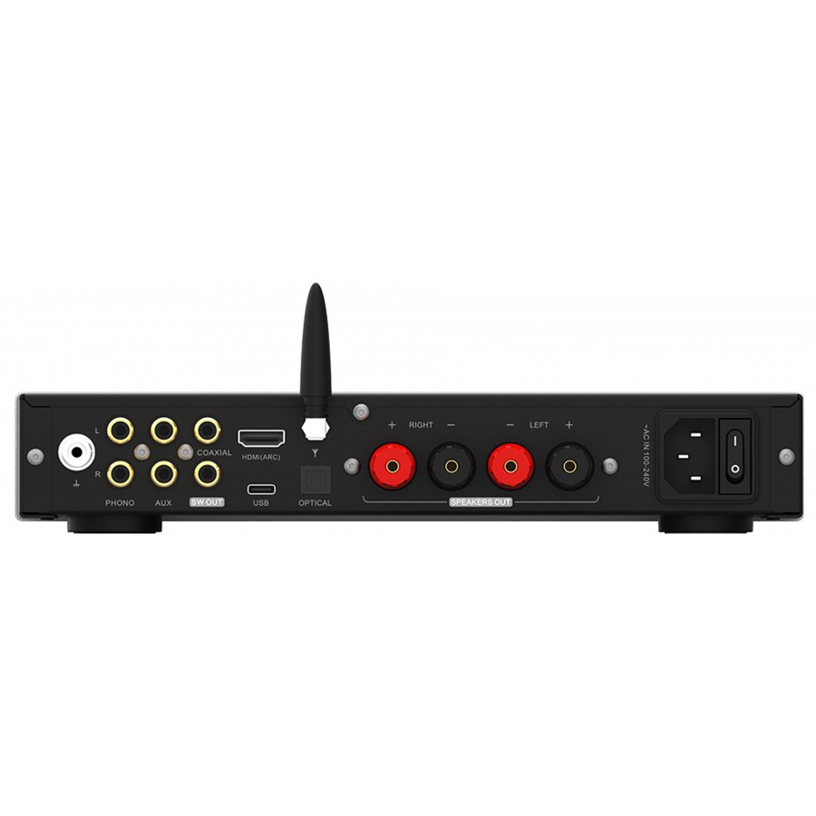 Amplificateur Stéréo SMSL AS400 - 165W X 2 + Caisson De Basses - DAC CS43131, Bluetooth LDAC, Phono MM Intégré