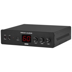 DOUK AUDIO BSA-600 Class D Amplifier for Exciter Bass Shaker Stereo 2x165W 4 Ohm / Mono 230W 2 Ohm