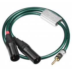 ATAUDIO AT-K002 Câble de Modulation Jack 4.4mm vers 2x XLR Mâles 75cm