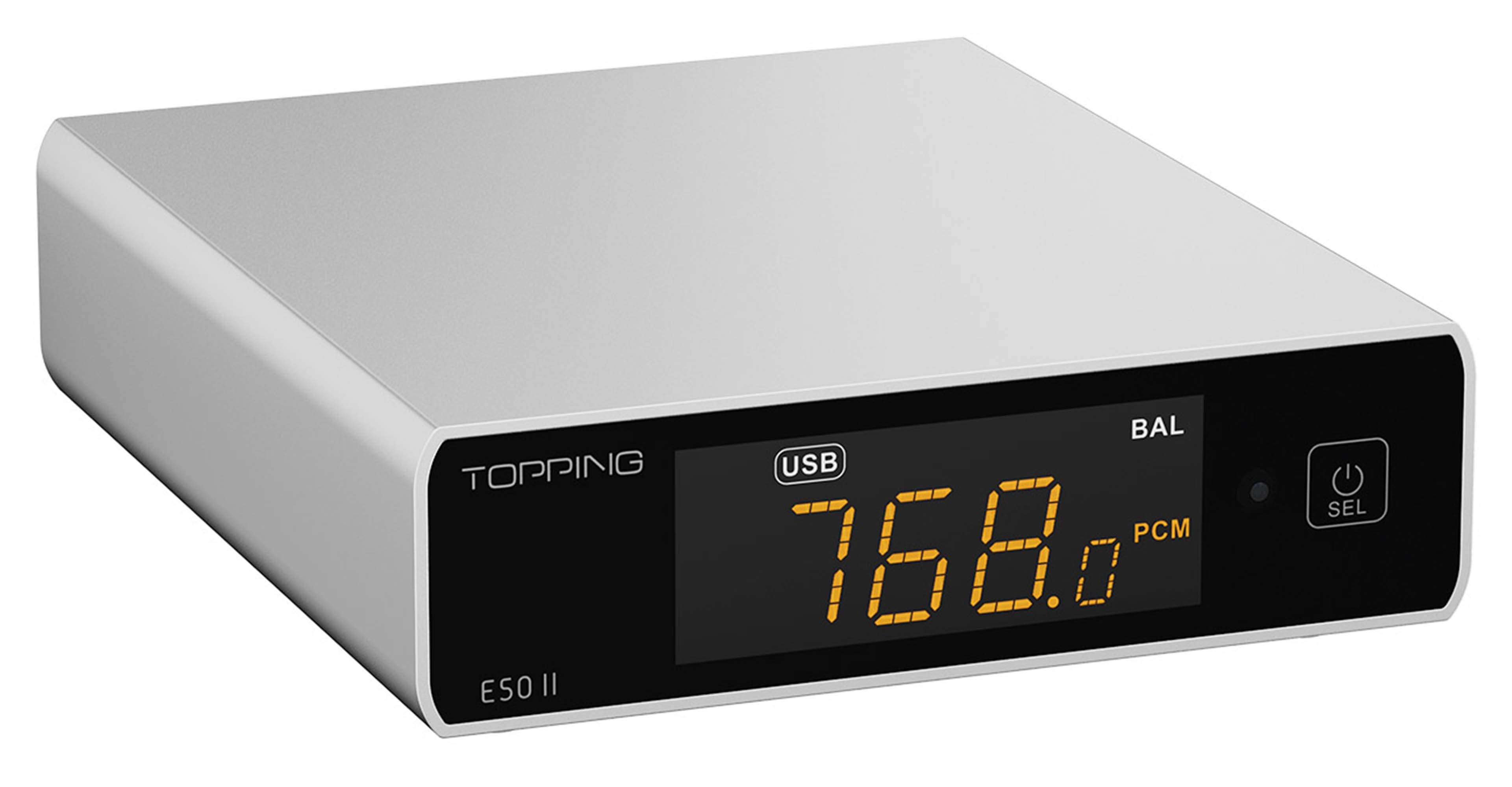 TOPPING E50 II DAC AK4497S XMOS XU316 Bluetooth LDAC 32bit 768kHz DSD512 Argent