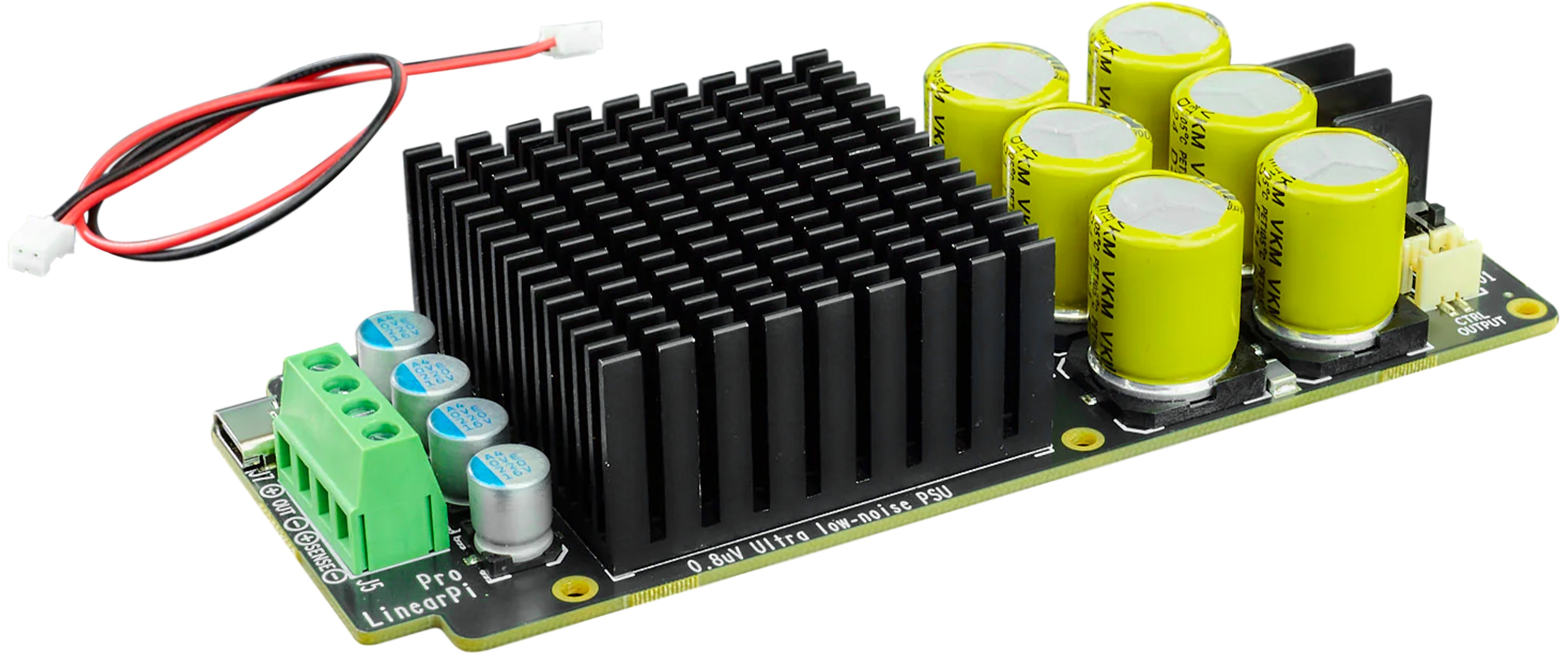 IAN CANADA LINEARPI PRO Pi5SE Module Alimentation Linéaire à Ultra Faible Bruit 12V / 5V / 3.3V 5A