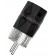 VIBORG VE503R Connecteur Secteur Schuko Type E/F Cuivre Pur Plaqué Rhodium Ø19mm