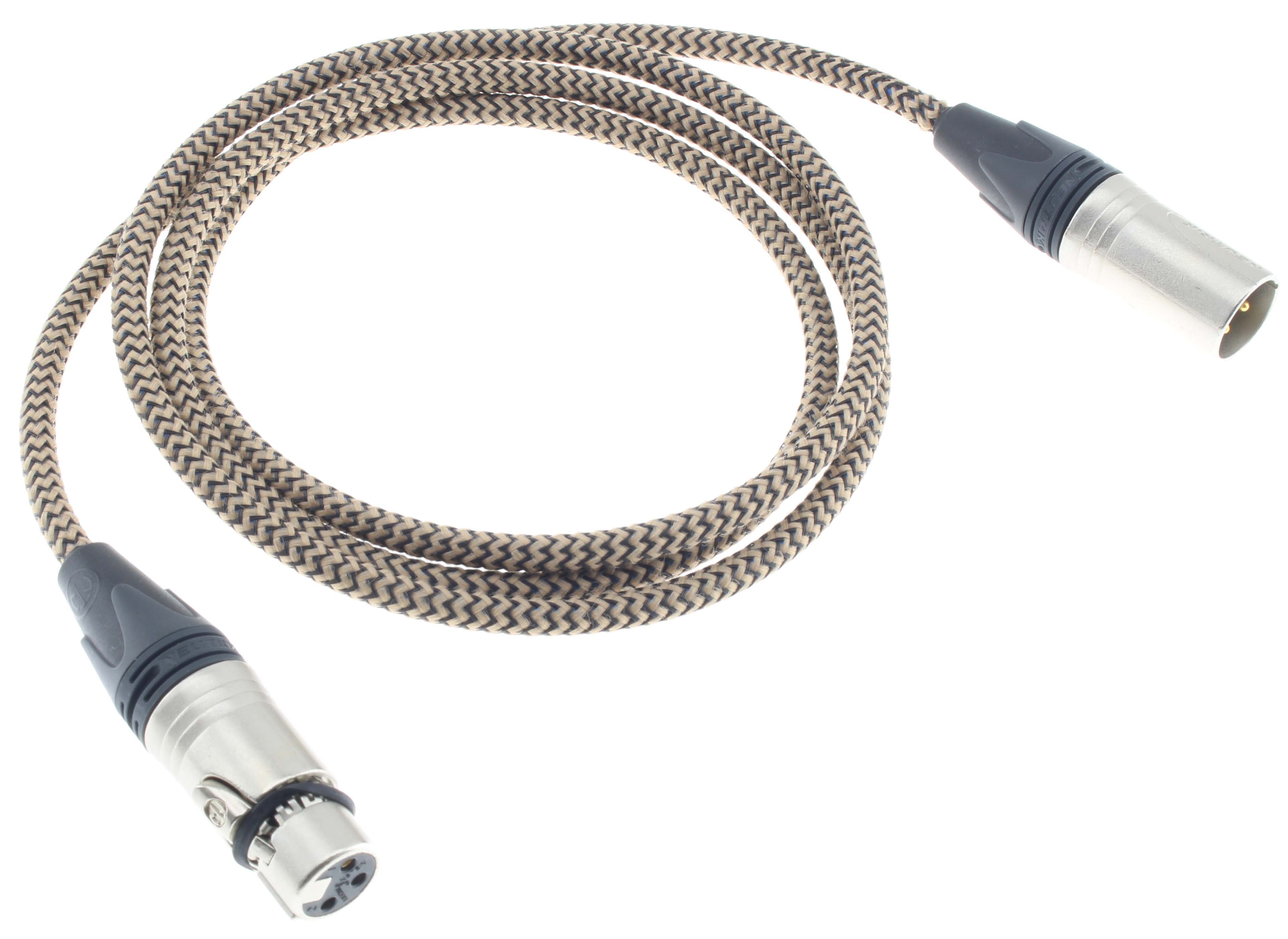 AUDIOPHONICS STEALTH Interconnect Cable AES/EBU 110 Ohm Shielded Gold Plated 1.5m