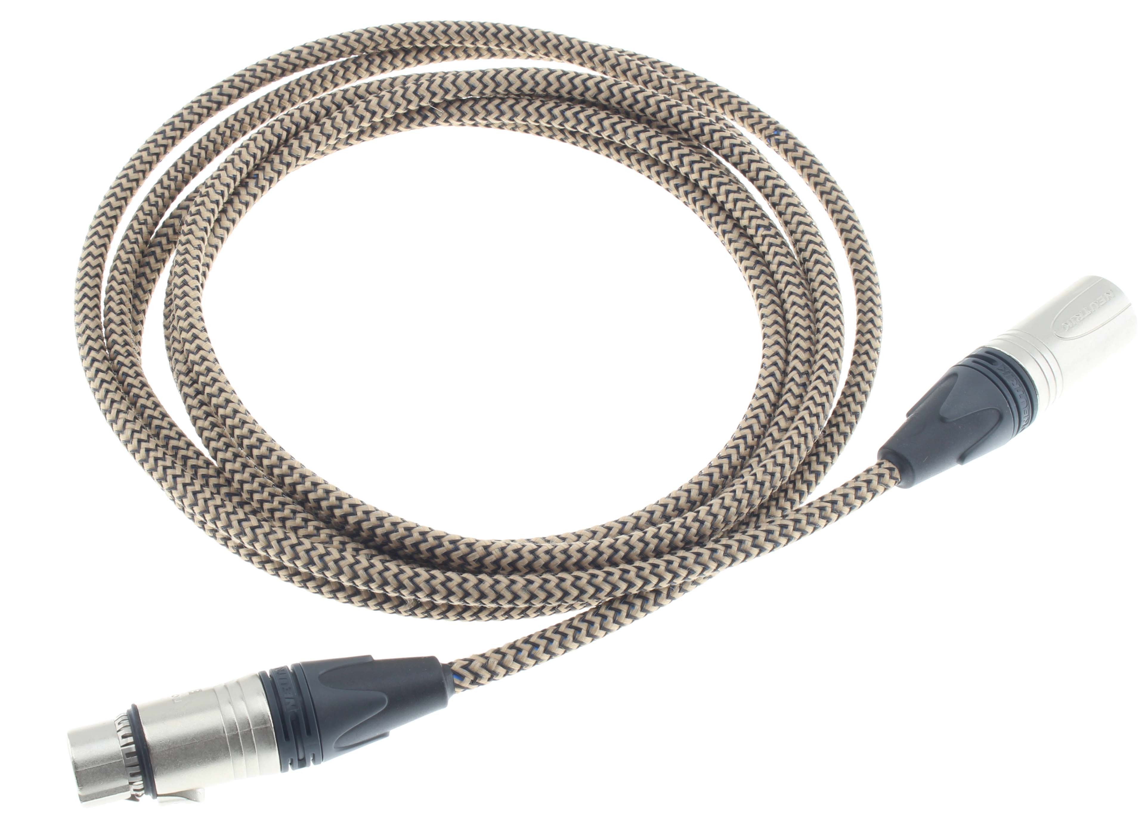 AUDIOPHONICS STEALTH Interconnect Cable AES/EBU 110 Ohm Shielded Gold Plated 3m