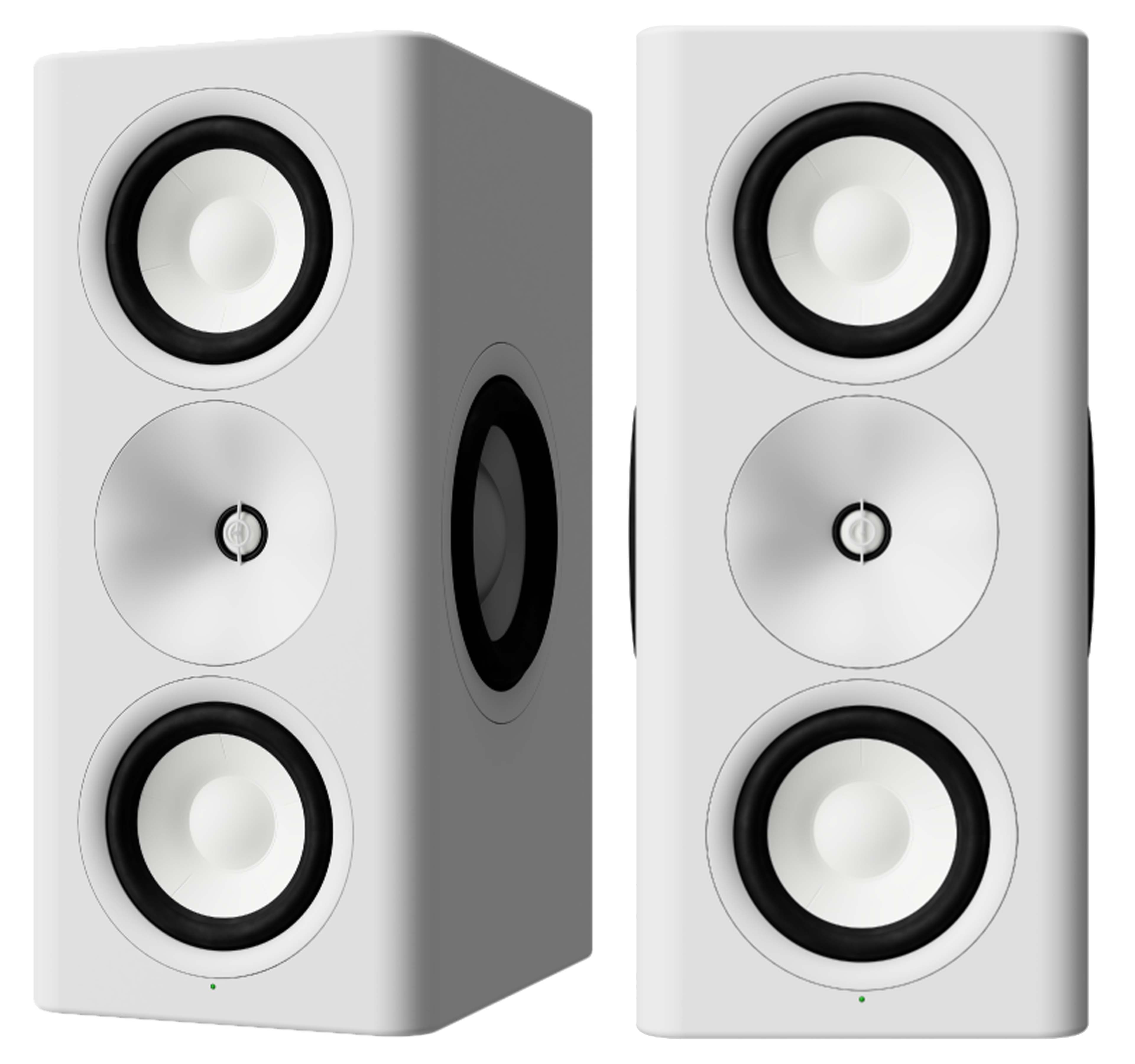 AsciLab C8C Bookshelf Speakers Cardioid 3-way 1x100W + 2x250W White (Pair)