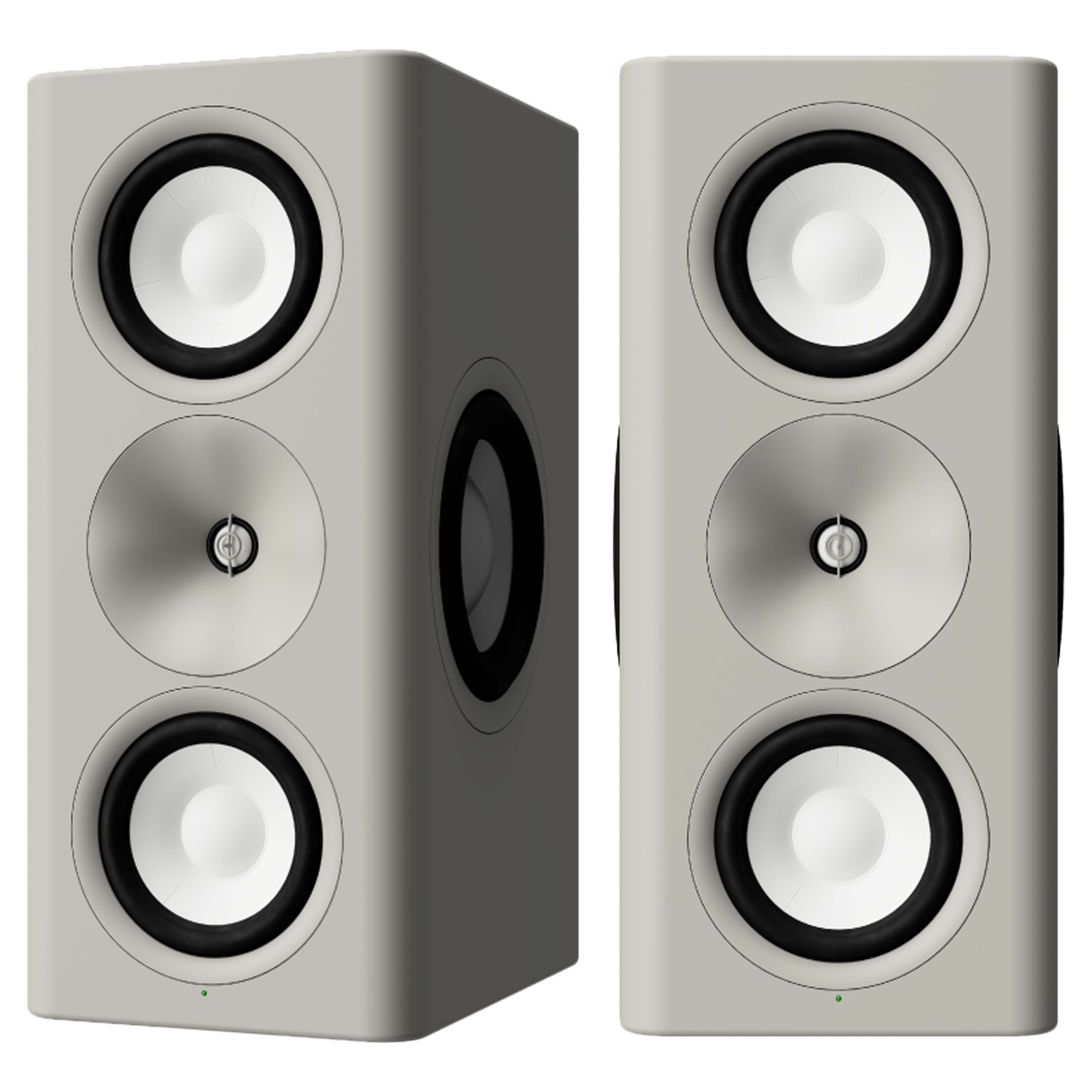 AsciLab C8C Bookshelf Speakers Cardioid 3-way 1x100W + 2x250W Modern Grey (Pair)