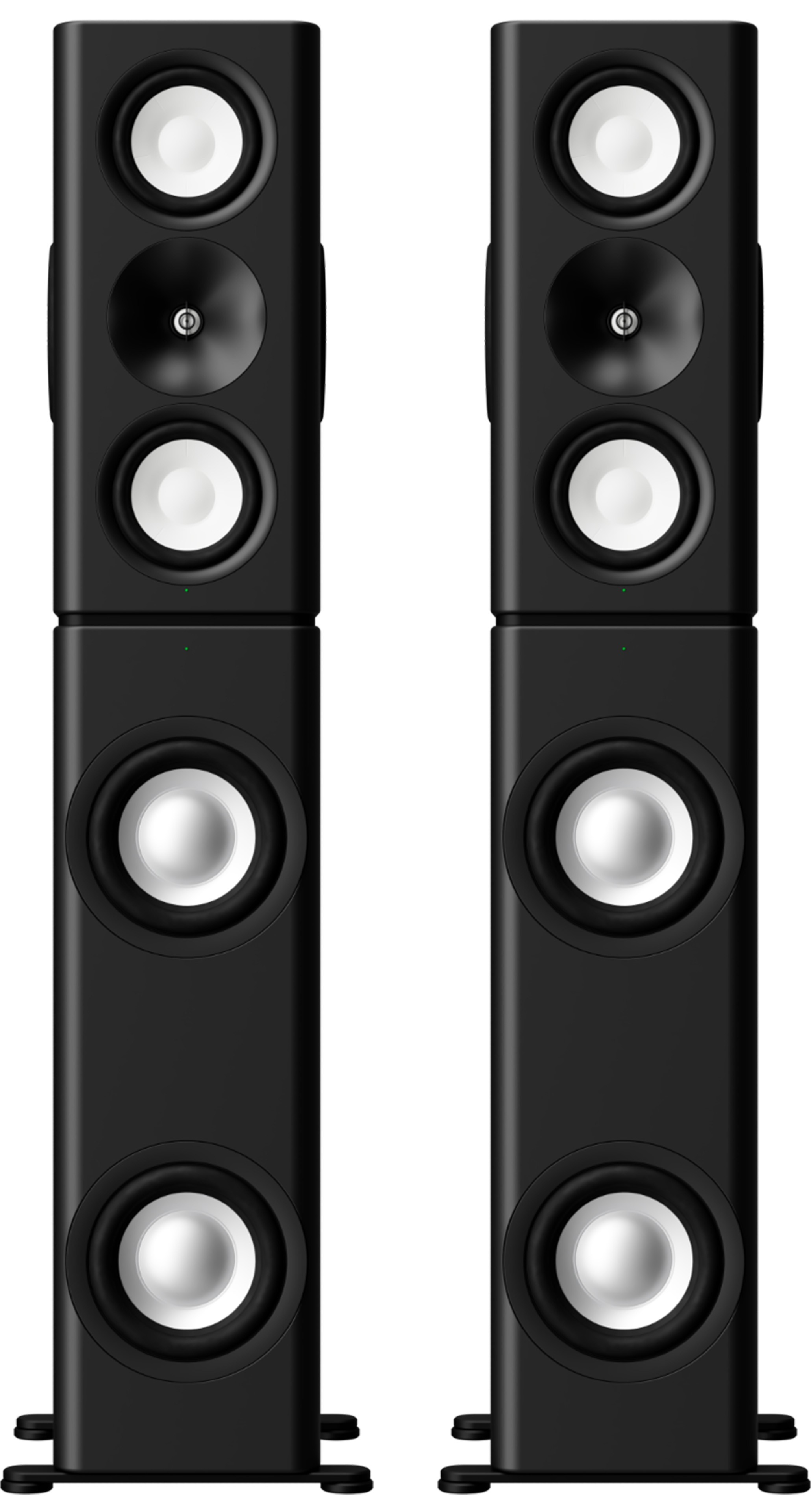 Pack ASCILAB C8C + ASCILAB BX8C Bookshelf Speakers Cardioid 3-way + Active Subwoofer Black (Pair)