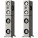 Pack ASCILAB C8C + ASCILAB BX8C Bookshelf Speakers Cardioid 3-way + Active Subwoofer Grey (Pair)
