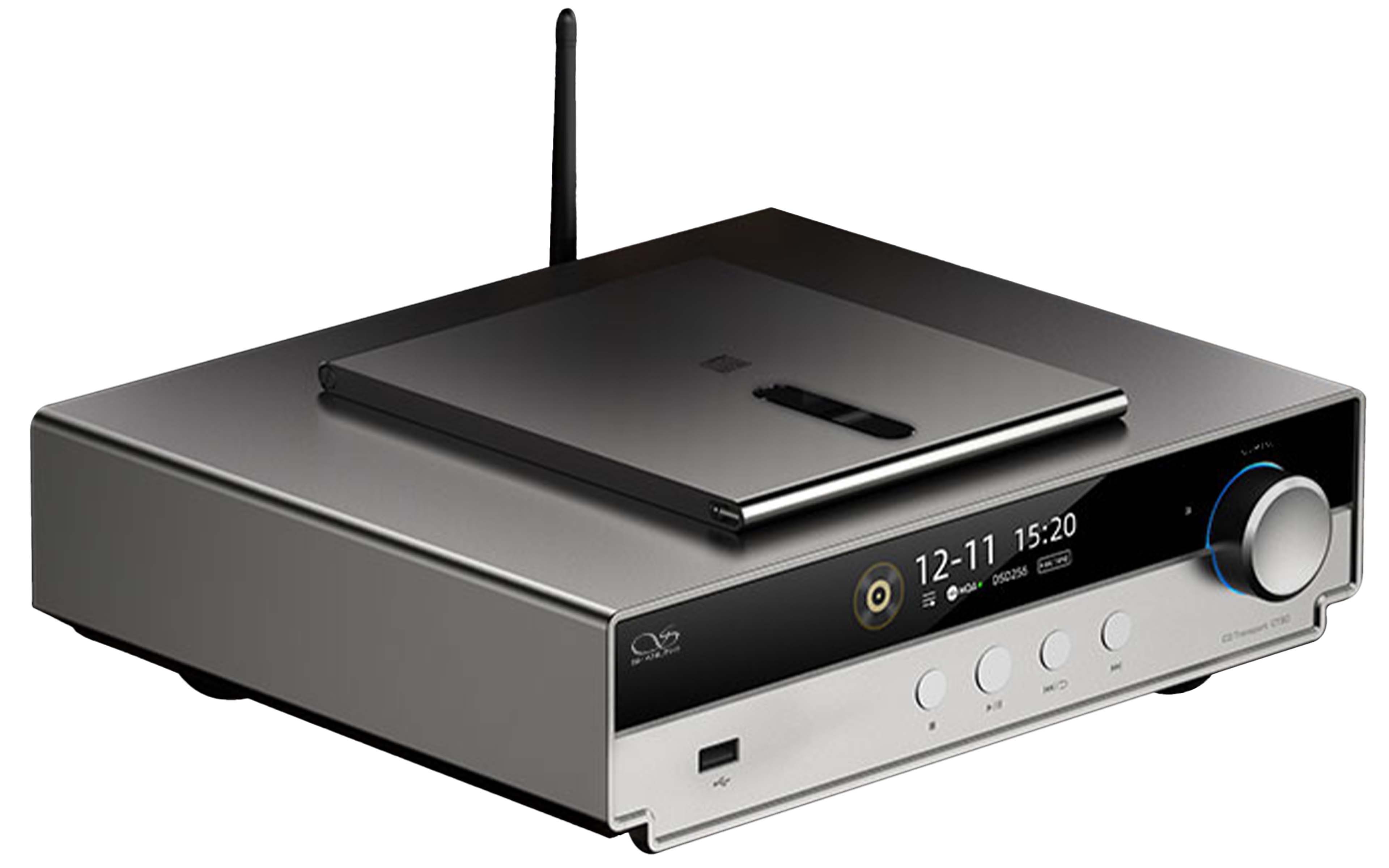 SHANLING CT90 Transport CD Bluetooth 5.0 LDAC 32bit 768kHz DSD512 MQA-CD Argent