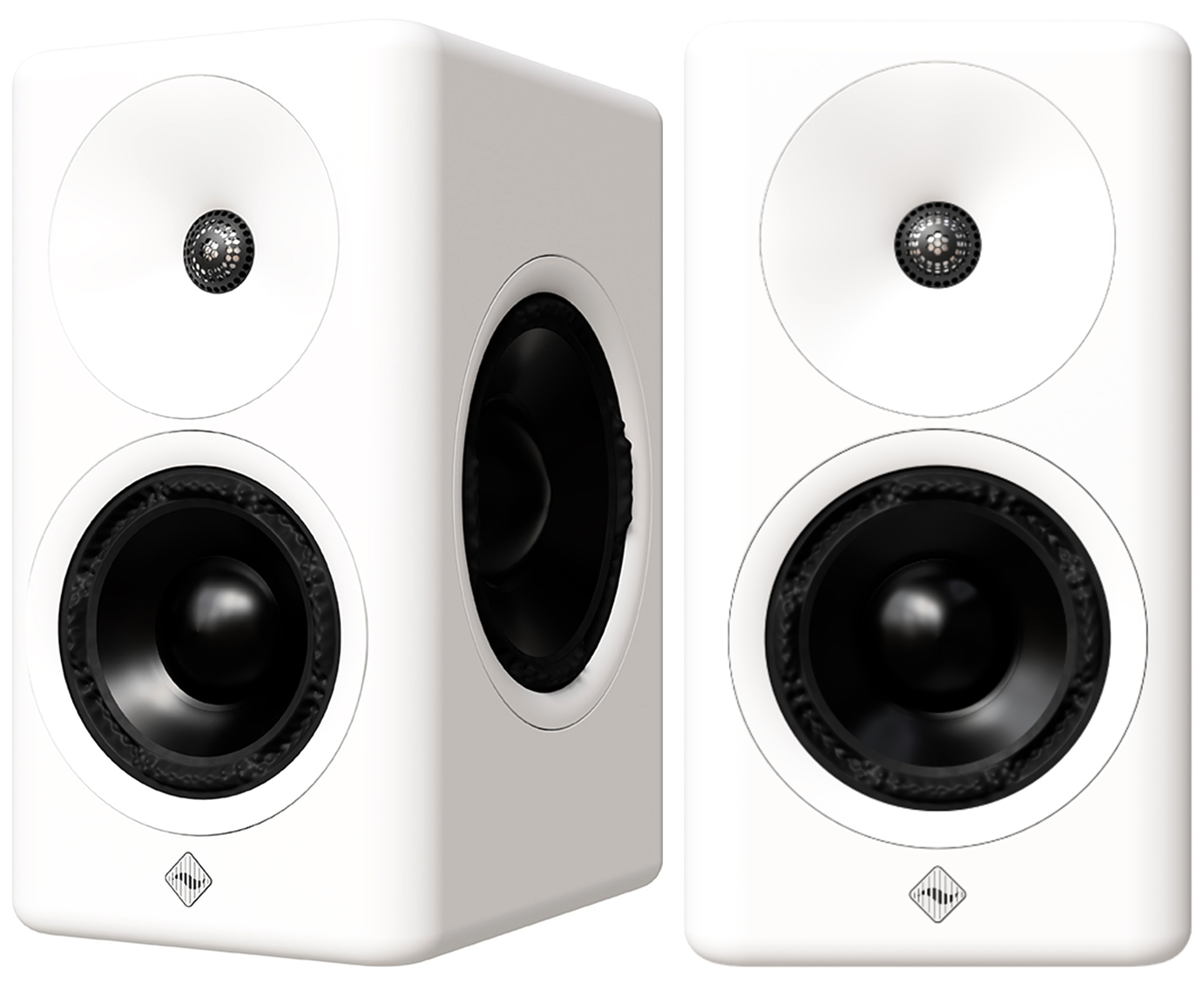 ASCILAB S6B Enceintes Bibliothèque Passives 2 Voies 500W 4 Ohm 82dB Blanc (La paire)