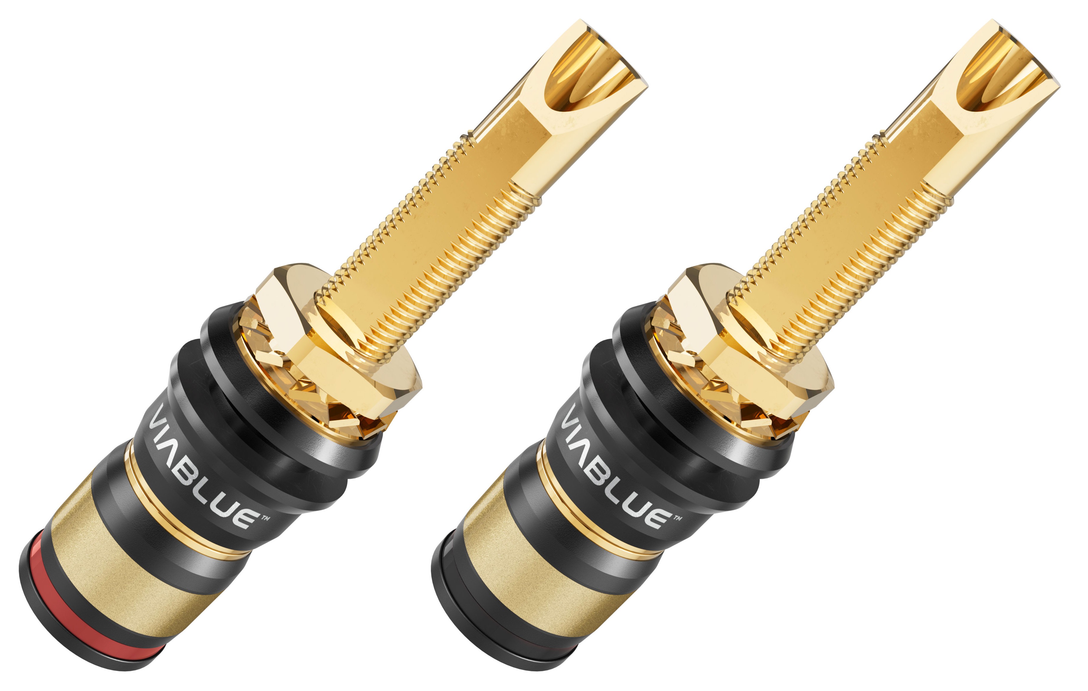VIABLUE T8 BINDING POST Speaker Terminals Gold Plated Copper (Pair)