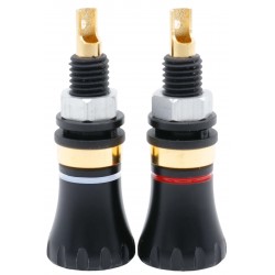 EIZZ EZ-325 24k Gold-Plated Speaker Terminals (Pair)