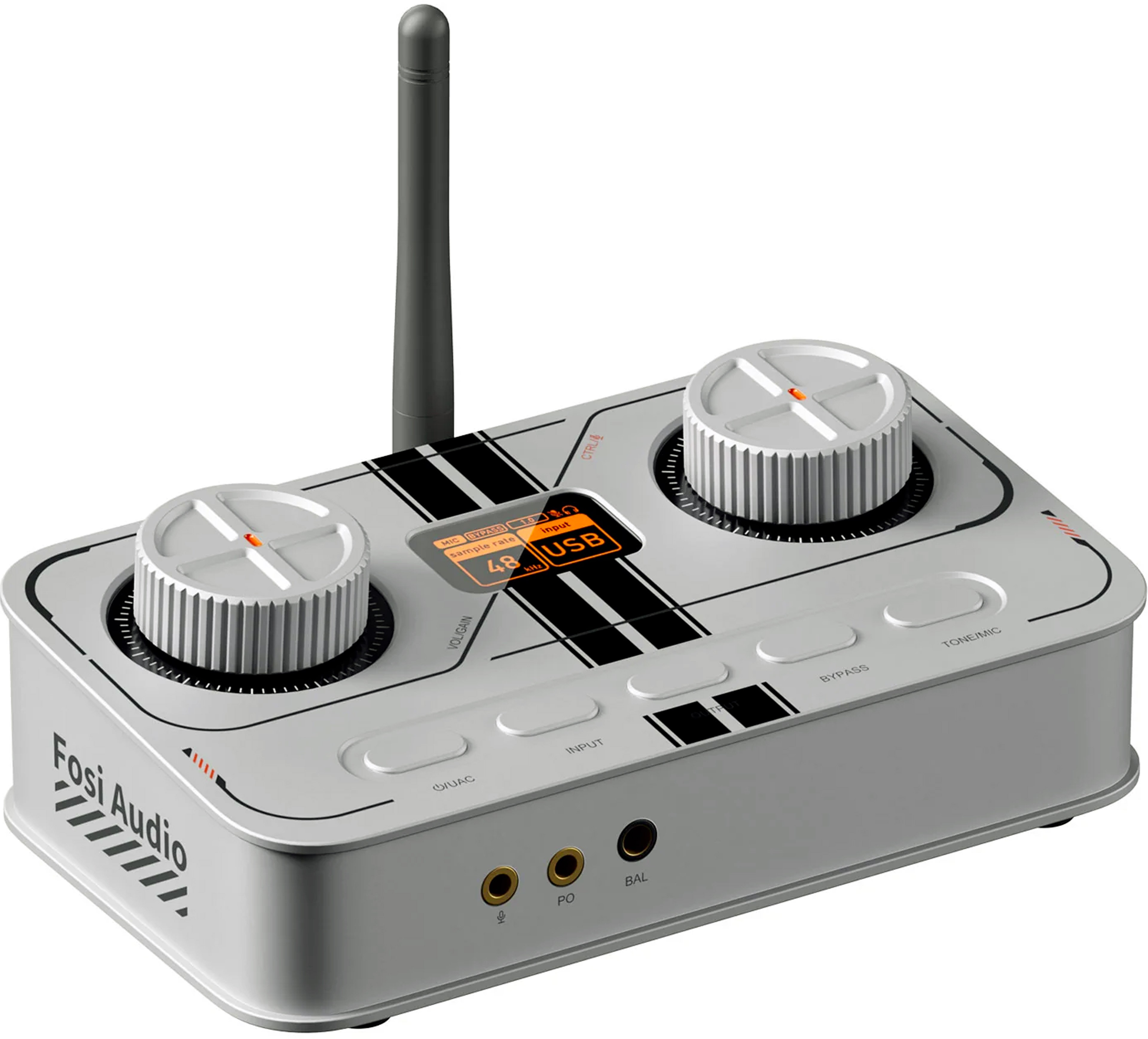 FOSI AUDIO K7 DAC Amplificateur Casque AK4493SEQ XMOS XU208 Bluetooth 5.0 aptX HD 32bit 384kHz DSD256 Argent