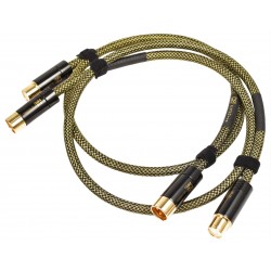 RAMM AUDIO ELITE 8 Câbles XLR Cuivre OCC Cryo Plaqué Or 1.5m (La paire)