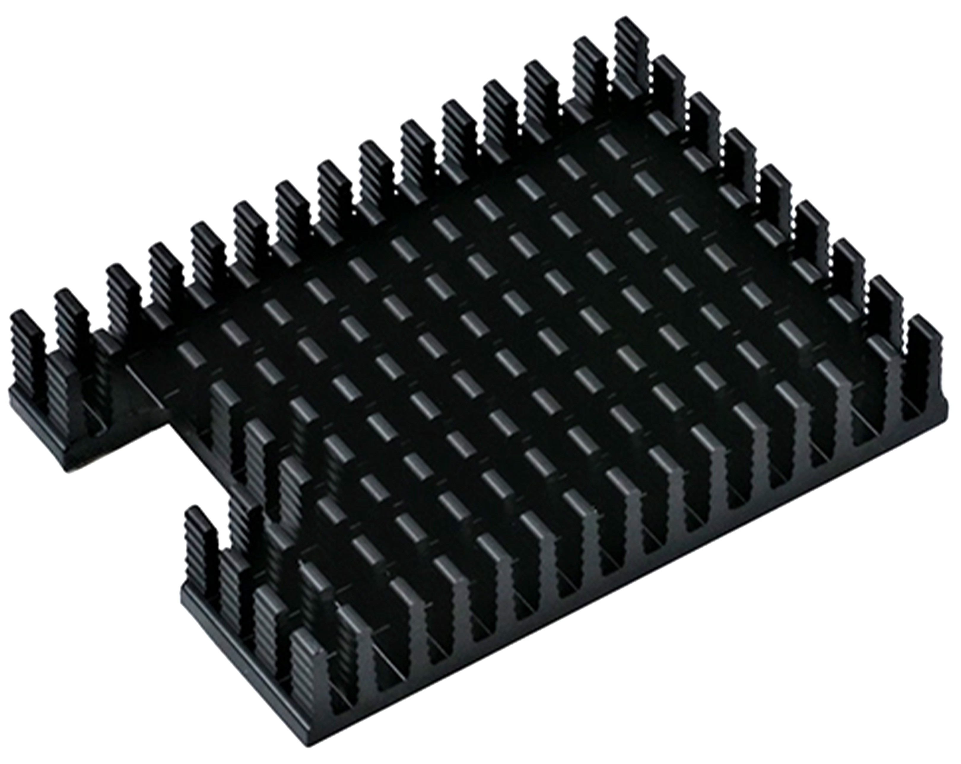 RASPBERRY PI Heatsink for Compute Module 5 Anodised Aluminium Black 56x41x12.7mm