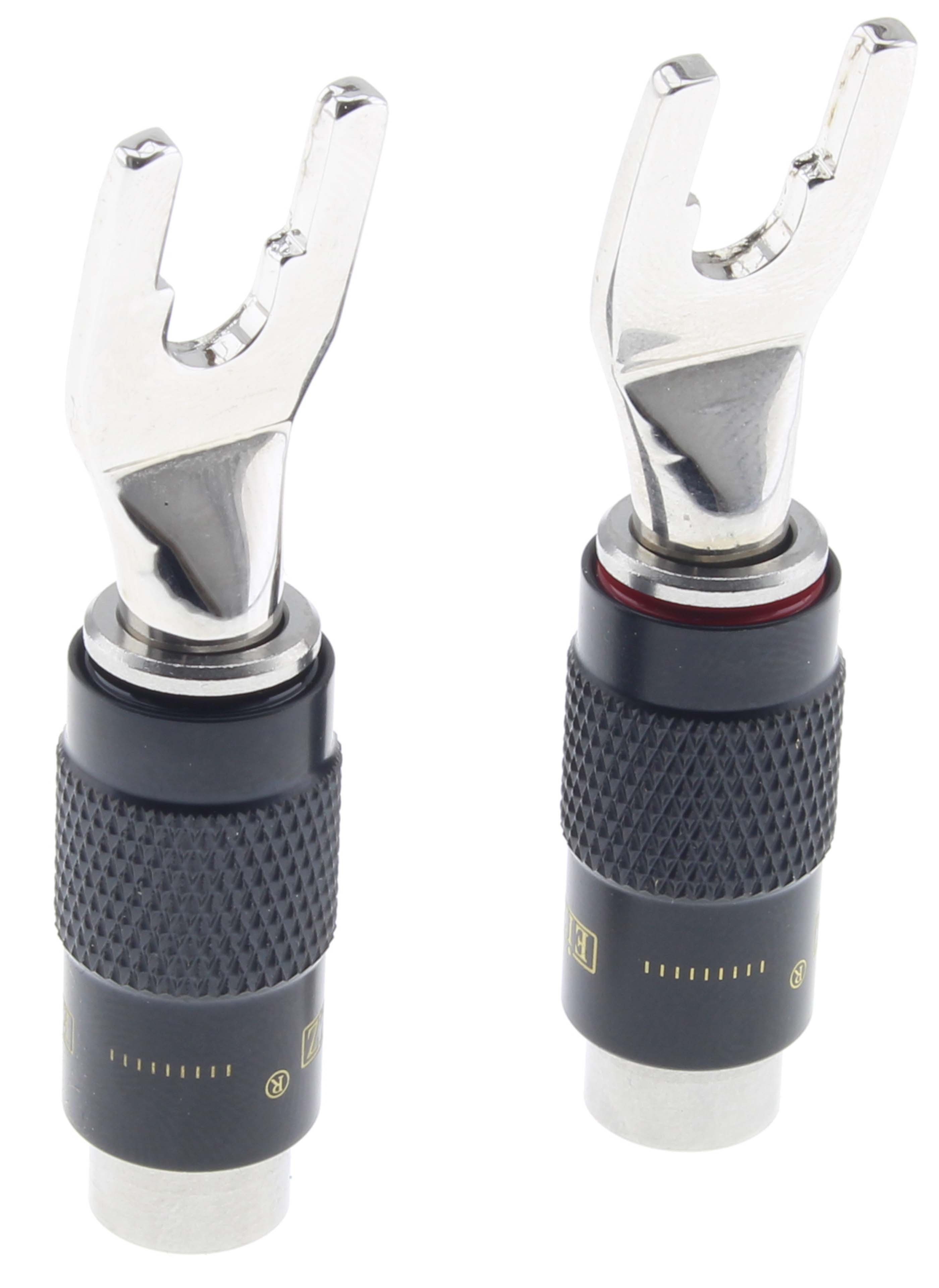EIZZ EZ-506 Spades Rhodium Plated Copper Ø8mm (Pair)
