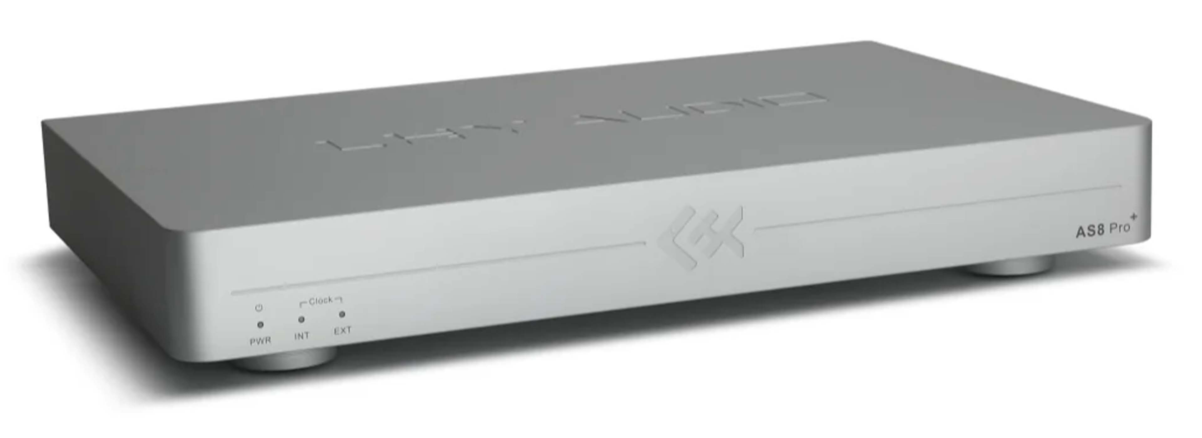 LHY AUDIO AS8 PRO+ Network Switch 6x RJ45 2x Optical Fiber Silver