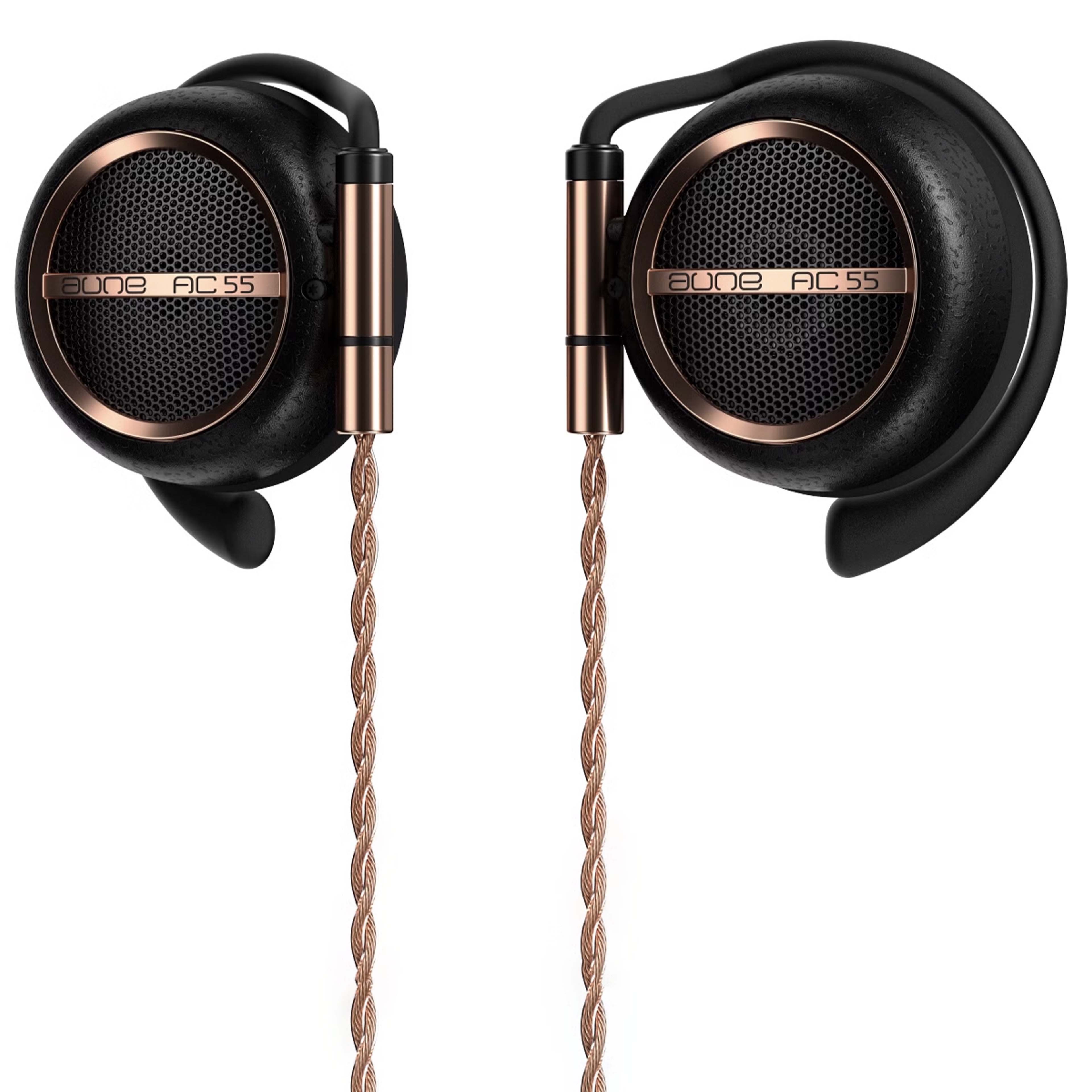 AUNE AC55 Casque Audio Ouvert Clip On Dynamique 30 Ohm 112dB 15Hz-40kHz