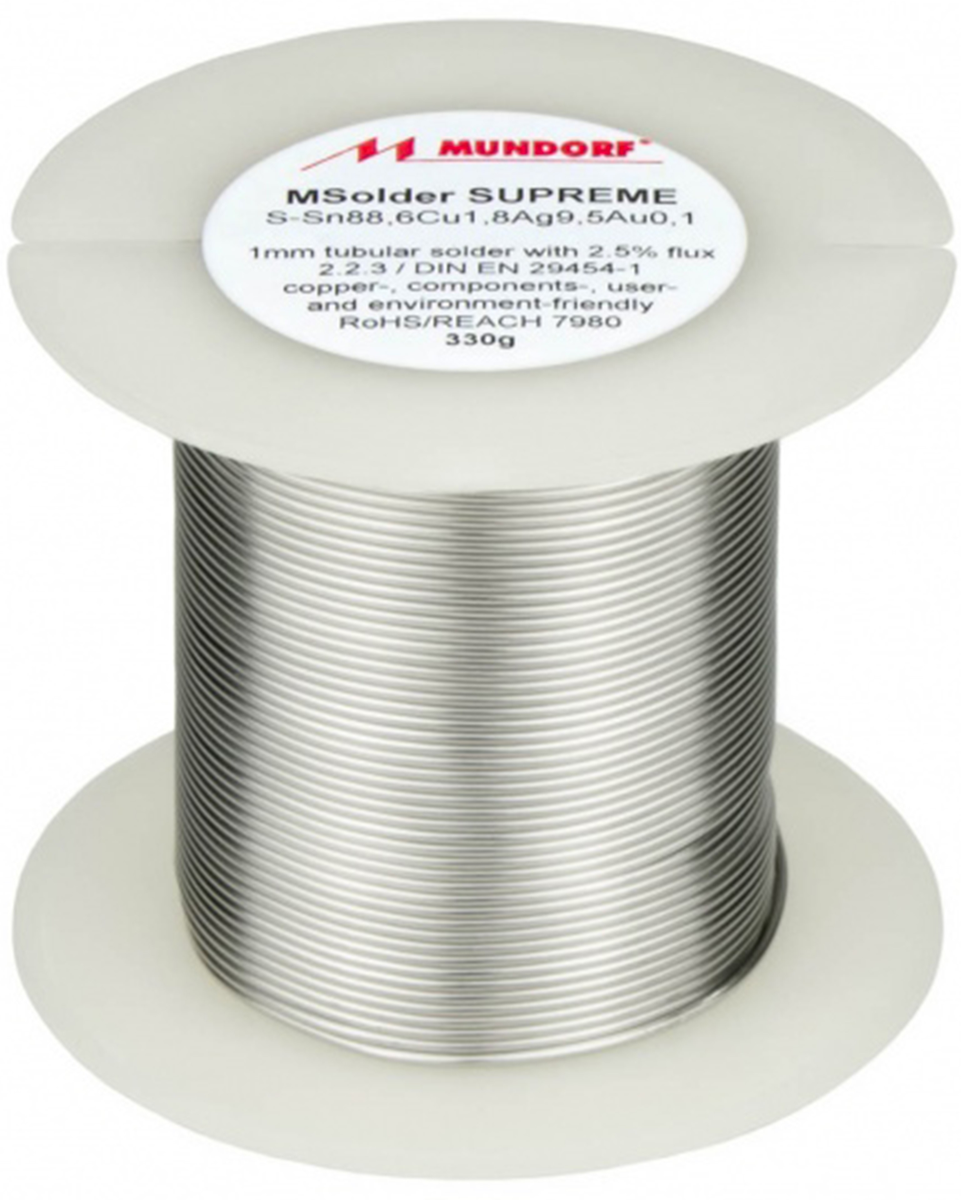 MUNDORF SUPREME Étain à Souder Soudure Argent Or 9.6% 56m