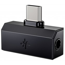 FiiO TINY A DAC Amplificateur Casque Portable Jack 3.5 / 4.4mm 32 bit 384 kHz DSD256 Noir