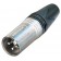 Neutrik NC3MXX-14 3-Pin Silver Male XLR Connector Ø10mm (Unit)