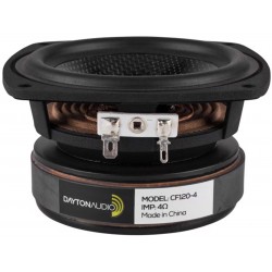 DAYTON AUDIO CF120-4 Haut-Parleur de Grave 30W 4 Ohm 89dB 50Hz-15kHz