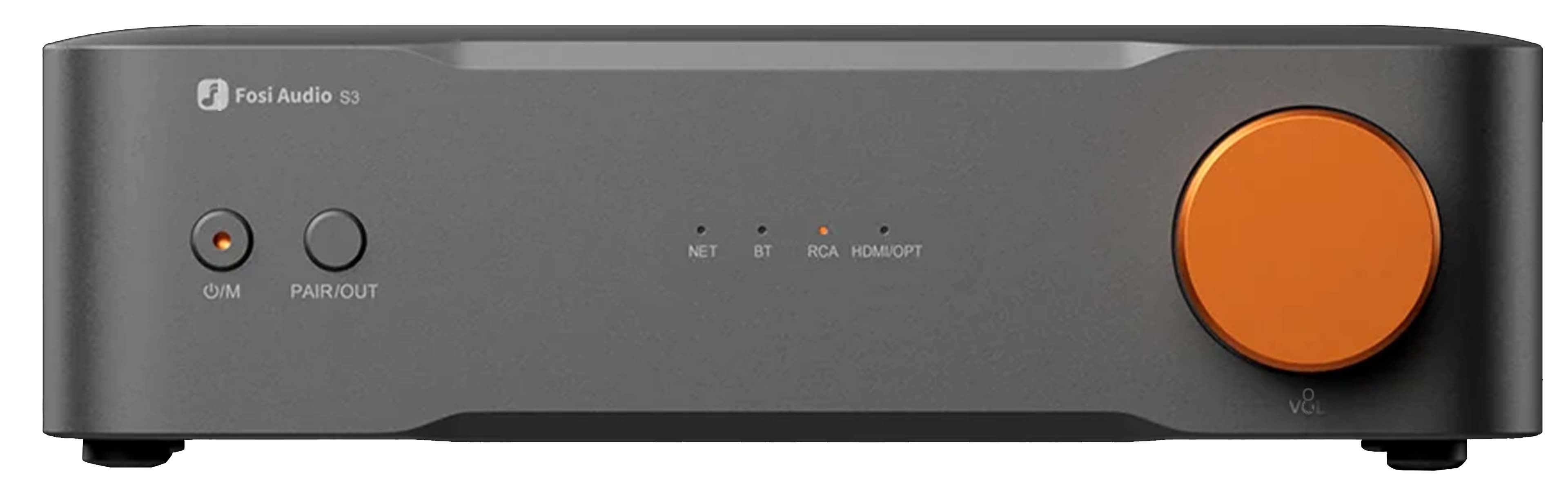 Fosi Audio S3 Lecteur Réseau DAC Préamplificateur Symétrique AK4493SEQ WiFi 6 Bluetooth 5.3 Roon Ready 32bit 384kHz
