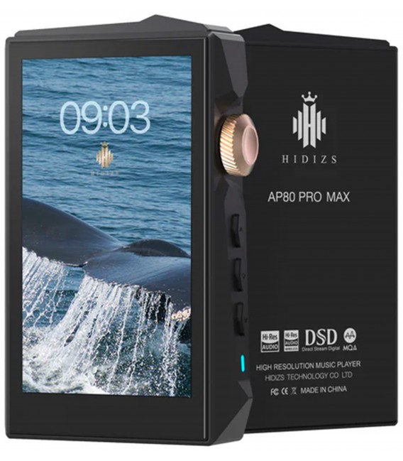HIDIZS AP80 PRO MAX Digital Music Player DAP Black