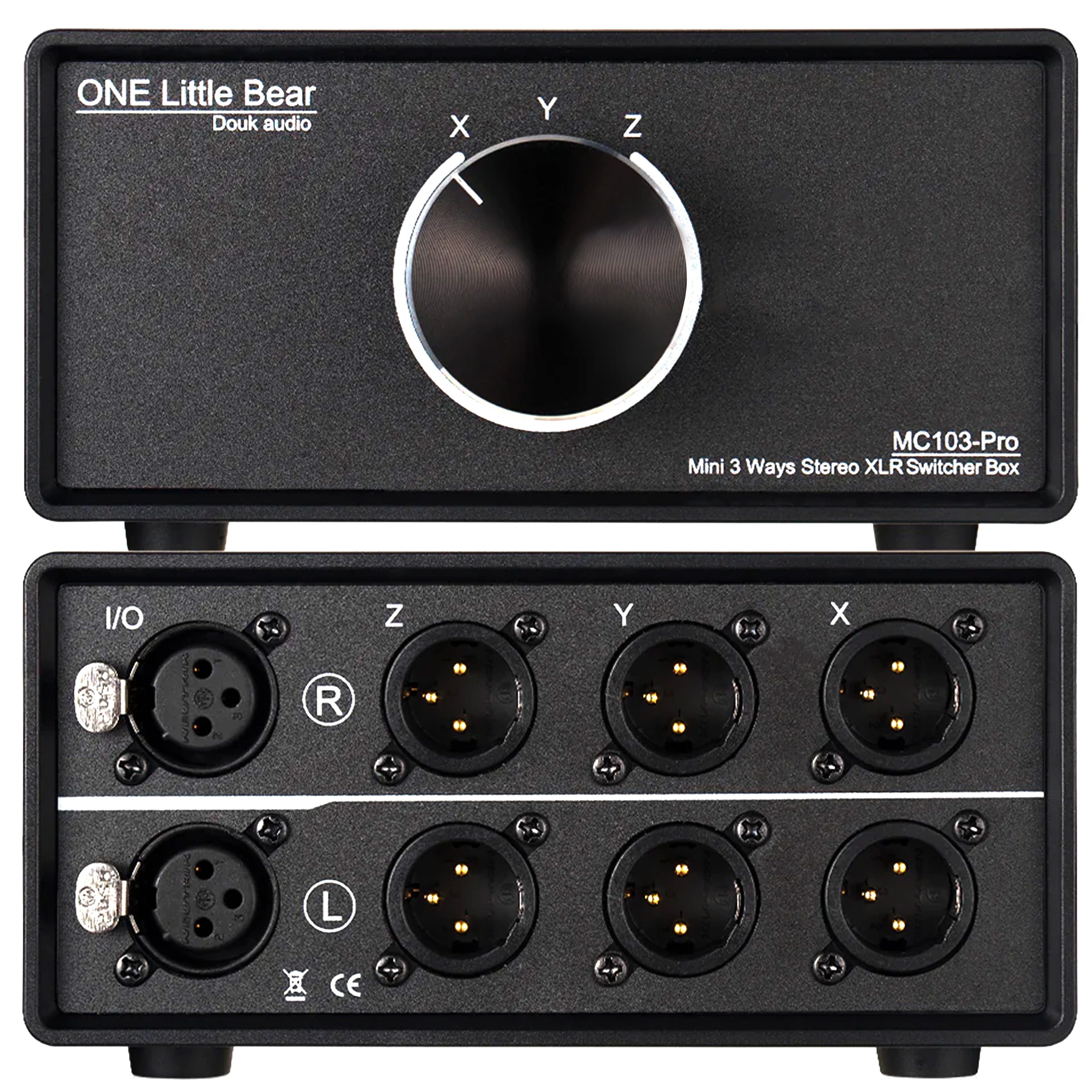 LTTLE BEAR MC103-PRO Balanced Source Selector XLR 1 Input / 3 Outputs