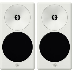 ASCILAB F6B Enceintes Bibliothèque 125W 4 Ohm 84dB Blanc / Grille Noire (La paire)