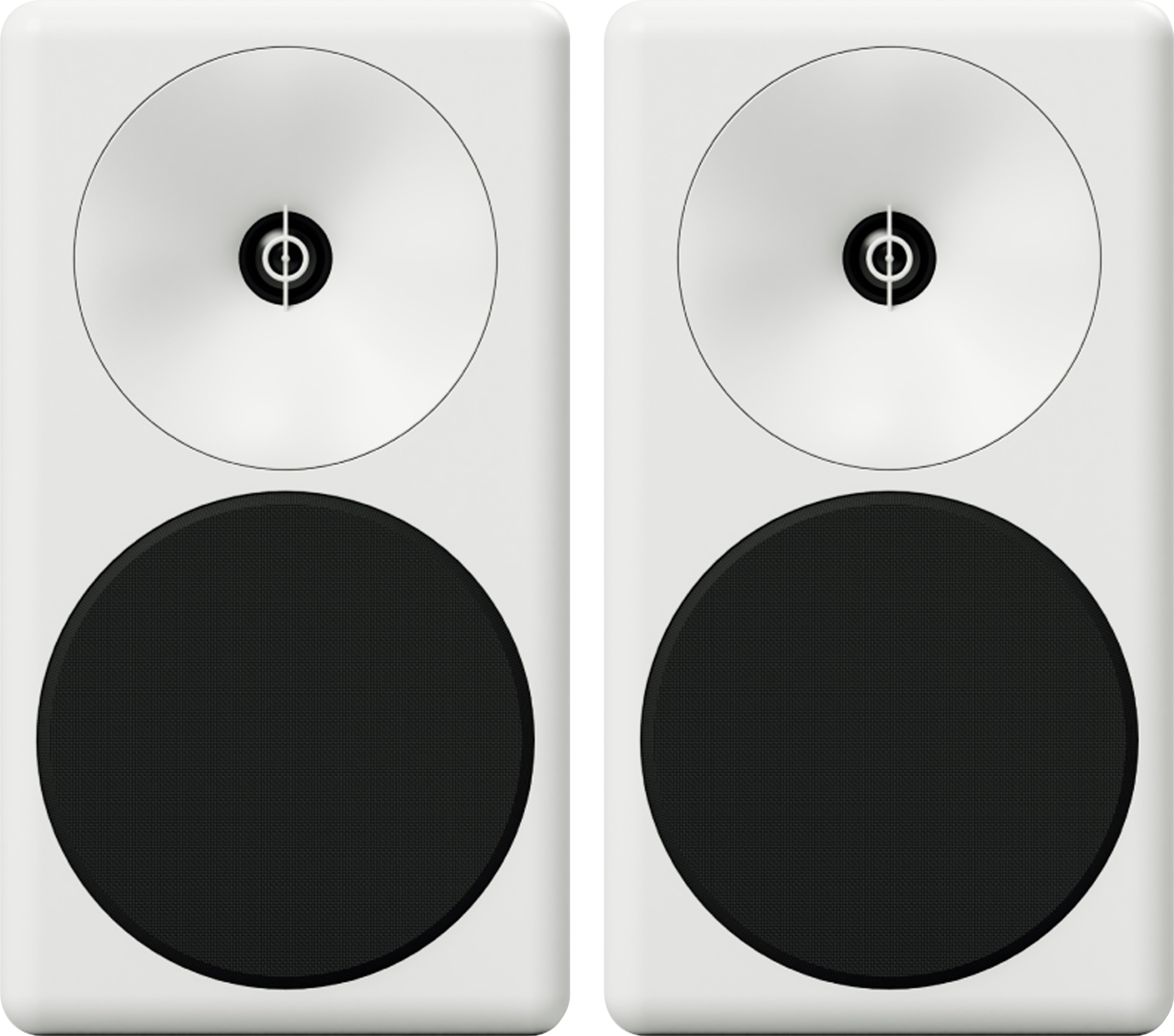 ASCILAB F6BS Bookshelf Speakers 125W 4 Ohm 83dB White / Black Grill (Pair)