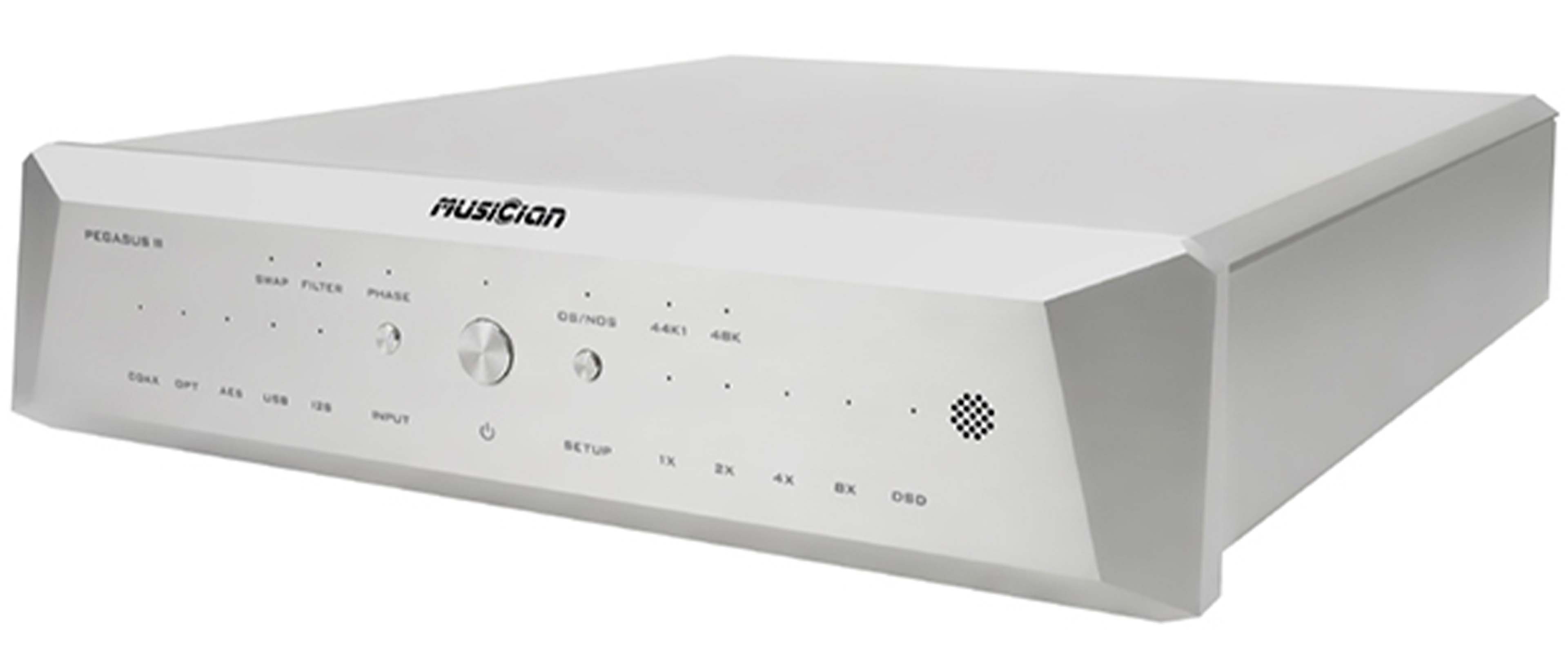 MUSICIAN PEGASUS III DAC R2R Discrete Balanced 32bit 1536 kHz DSD1024 Silver