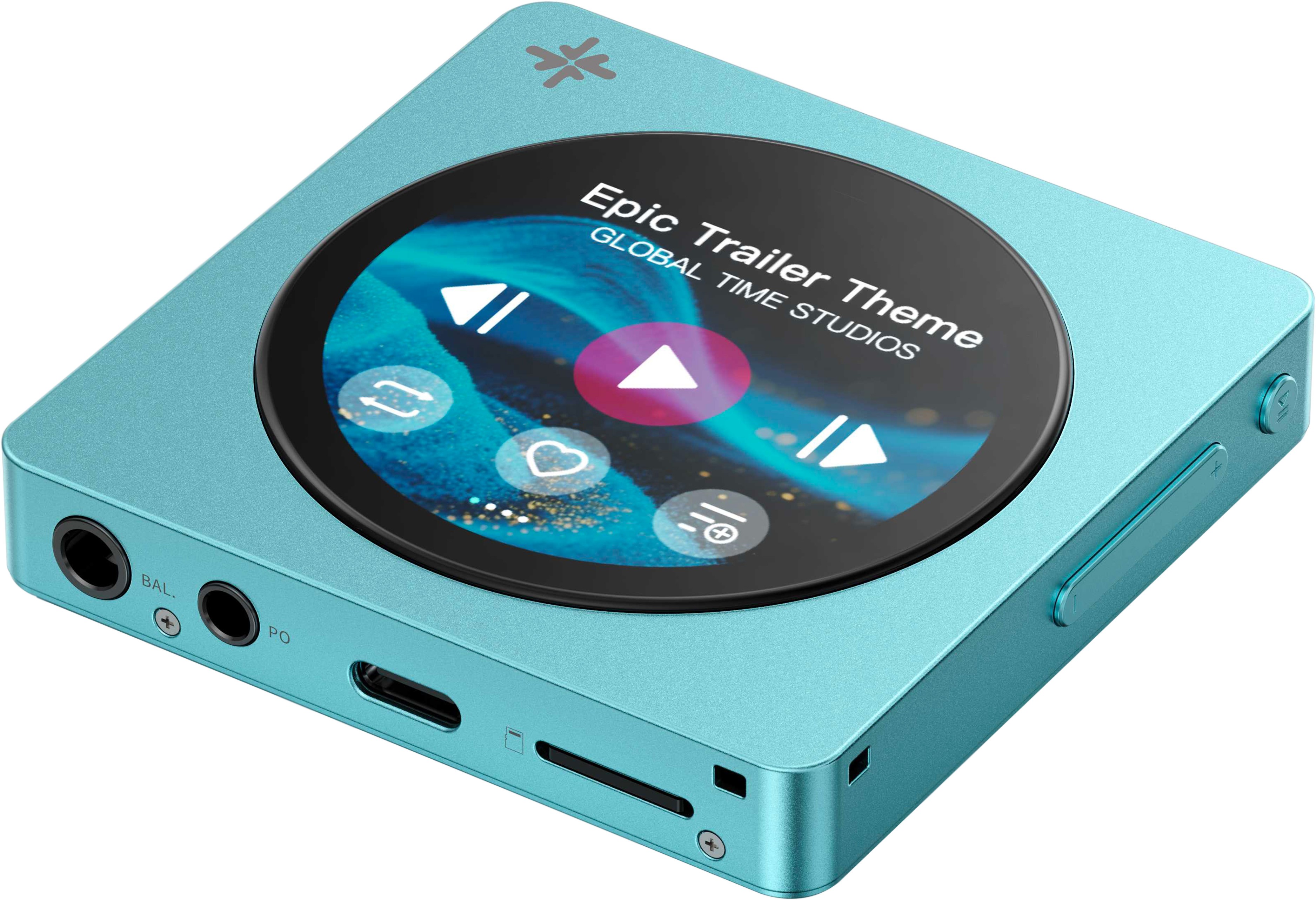 FIIO SNOWSKY DISC Digital Audio Player DAP 2x CS43131 Bluetooth 5.4 WiFi AirPlay 32bit 384kHz DSD128 Blue