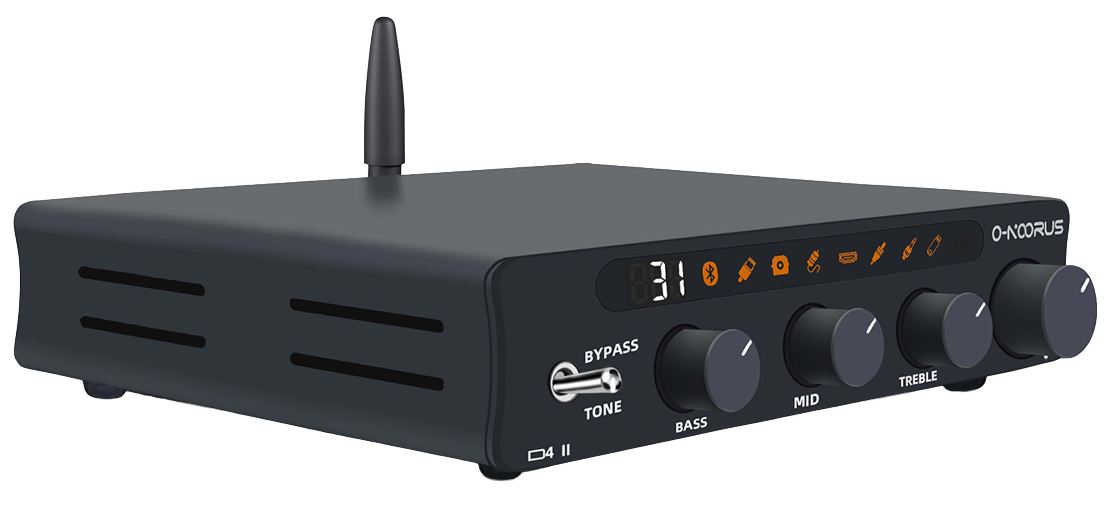 O-NOORUS D4 II Amplificateur Class D 2.1 TPA3255 PFFB Bluetooth 5.3 2x220W 4 Ohm