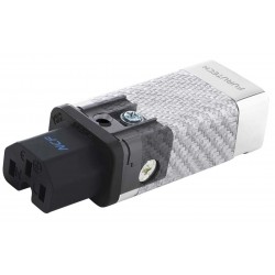 FURUTECH CF-C15 NCF (R) Connecteur IEC C15 NCF Cuivre Plaqué Rodhium Traitement Alpha Ø16mm