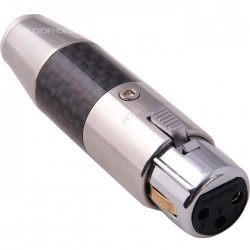 FURUTECH CF-602F (R) Connecteur XLR Femelle Plaqué Rhodium