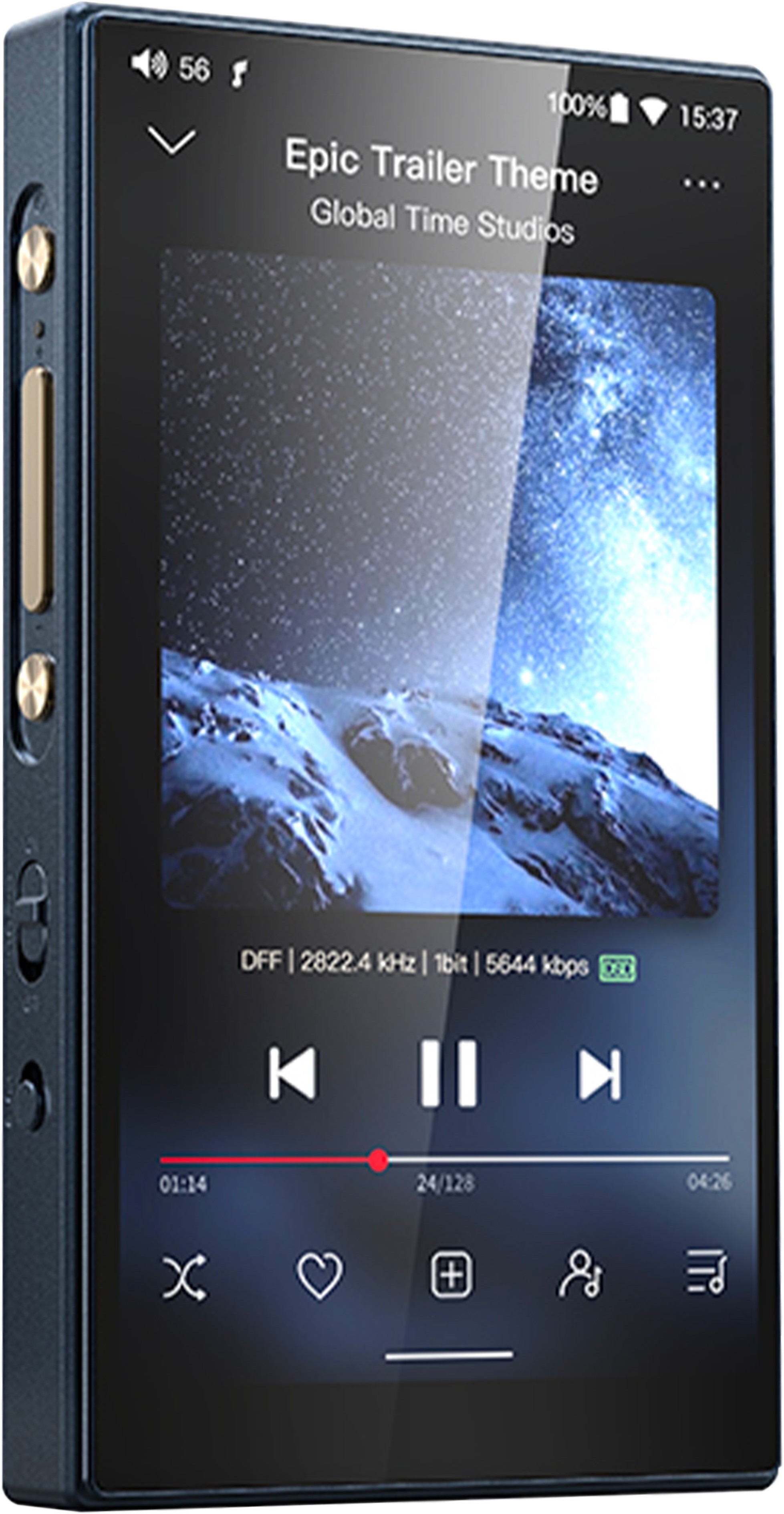 FIIO M21 Digital Music Player DAP 4xCS43198 Snapdragon 680 WiFi Bluetooth 5.0 LDAC 32bit 384kHz DSD256 Blue