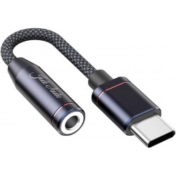 FIIO JA11 Adaptateur DAC USB-C Mâle vers Jack 3.5mm Femelle 32bit 384kHz DSD128