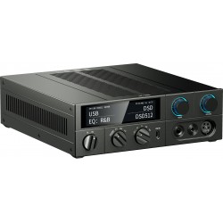 FIIO K17 DAC Headphone Amplifier 2x AK4499EQ WiFi Roon AirPlay Bluetooth 5.4 aptX LDAC 32bit 768kHz DSD512 Black