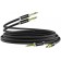 AMPAPA Balanced Interconnect Cable 6.35mm Jack TRS Male Shielded OFC Copper 1m (Pair)