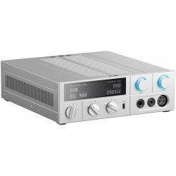 FIIO K17 DAC Amplificateur Casque 2x AK4499EQ WiFi Roon AirPlay Bluetooth 5.4 aptX LDAC 32bit 768kHz DSD512 Argent